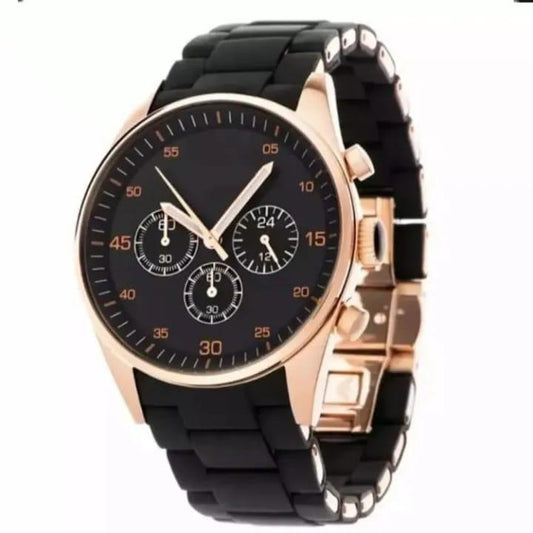 Men's movement quartz, Water resistant watch