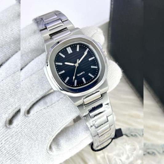 Men,s Square Watch with Chain Strap