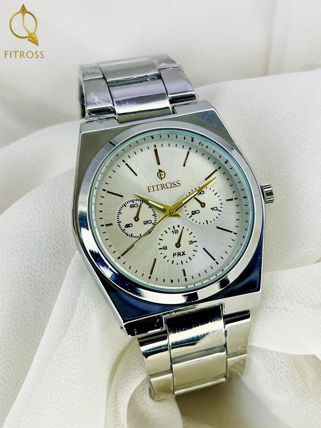 Men's water quartz, watch with chain strap